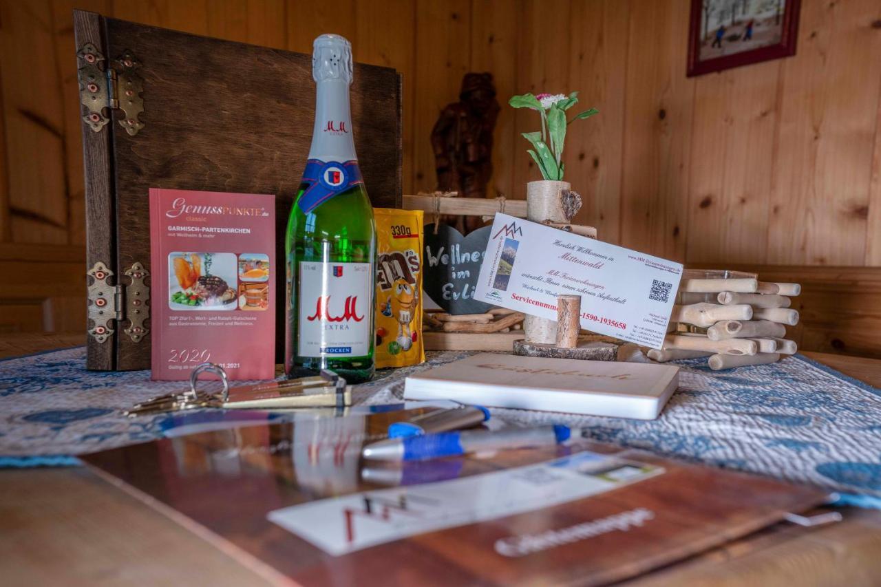 Ferienwohnung Woernerblick ミッテンヴァルト エクステリア 写真